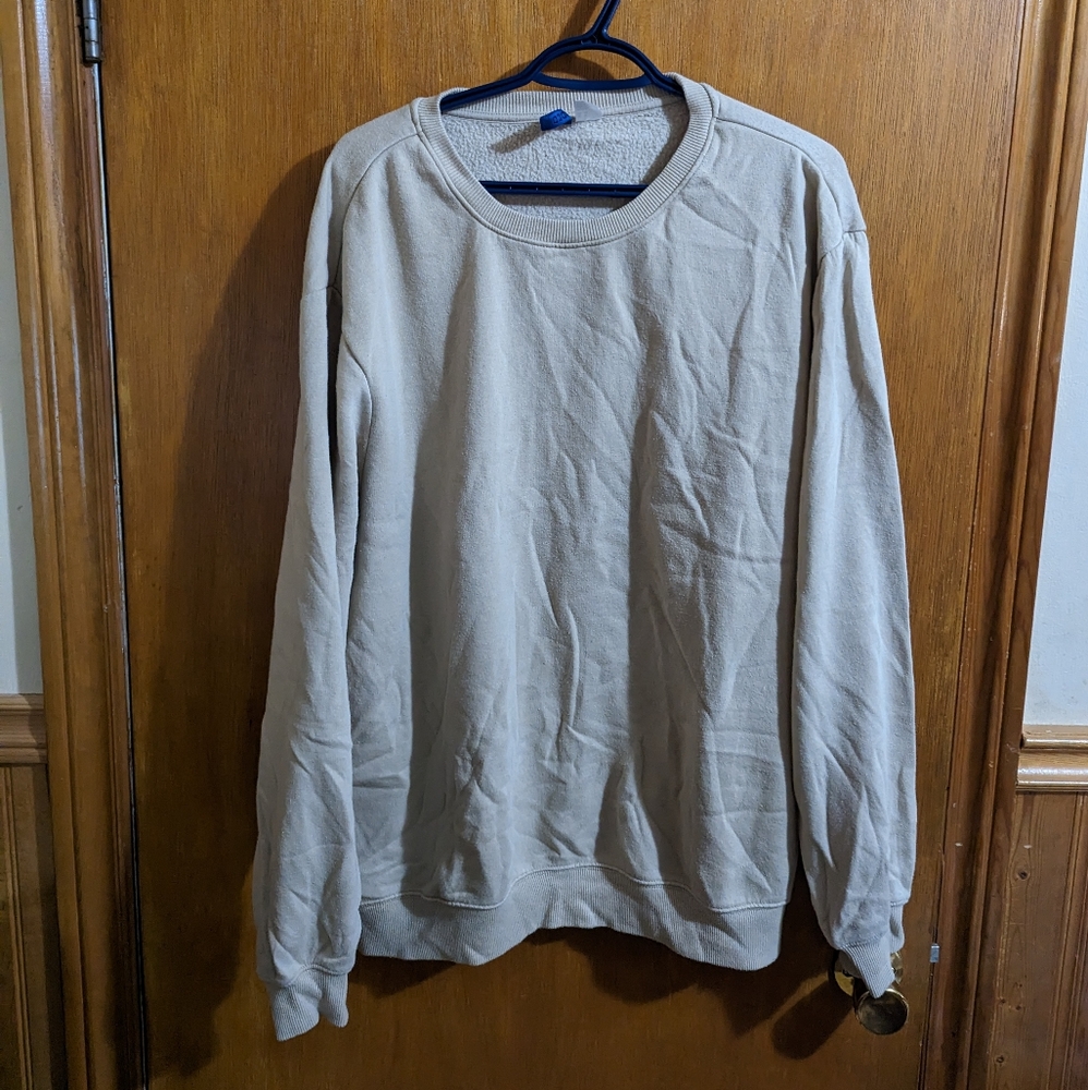 H&M Divided Sweatshirt, Cream, XL